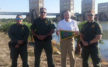 Brian Conroy and OBP Personnel at the Rio Grande Valley River