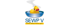 NASA SEWP V logo with rubber duck.
