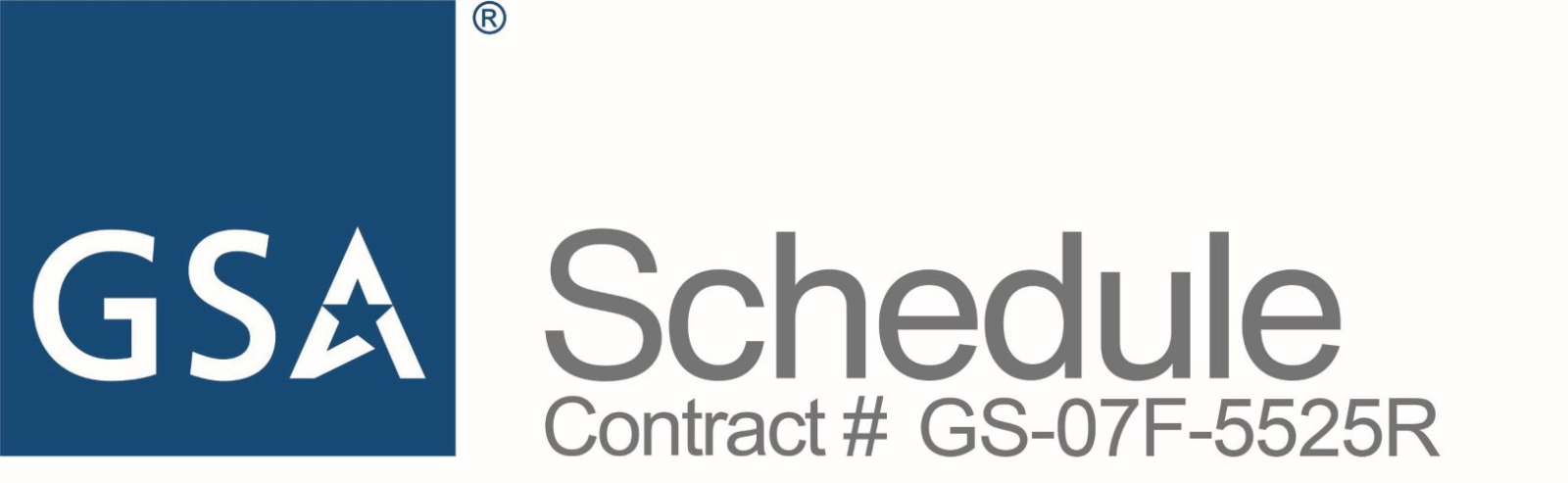 GSA schedule logo with contract #GS-0F-5525R.